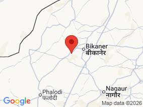 Map of Site Report: Bikaner - Gajner Palace, India